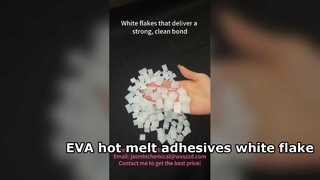 กาวร้อนละลาย EVA เกล็ดสีขาว